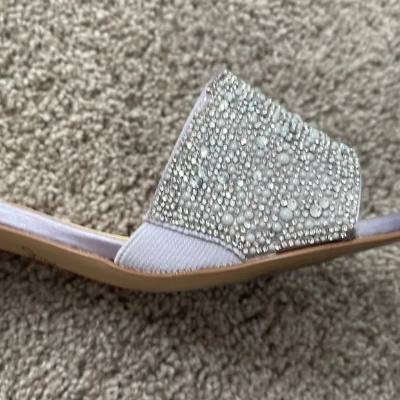 Jewel Badgley Mischka Della Evening Slide Sandal - Picture 6 of 9